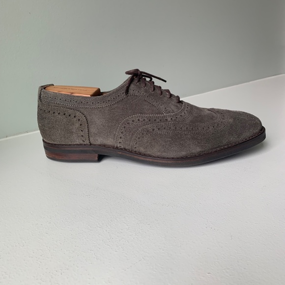 Allen Edmonds Neumok Suede Wingtip Oxford - Grey - 11D main image 10